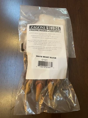 ZAGONE STUDIOS WHITE BEAST LATEX HANDS GLOVES - Image 1 of 2