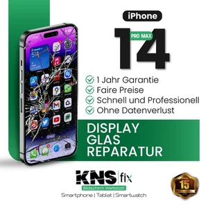 iPhone 14 Pro Max Display Frontglas Reparatur Glas Tausch✅ 24 Stunden - Bild 1 von 6