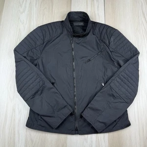 Ralph Lauren Black Label Motorcycle Jacket Zip-Up Moto Mens Size L Large - Picture 1 of 15