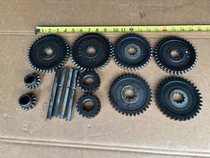 10 - Vintage Industrial Machine Age Steel sprocket Gears Steampunk Art Welding - Picture 1 of 1
