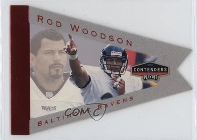 1998 Playoff Contenders Pennants Grey Rod Woodson #8 HOF - Image 1 of 2