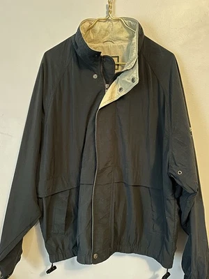 Dockers Golf Men’s Dark Navy Zip Up Snap Jacket Large - Image 1 of 4