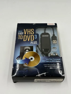 Roxio Easy VHS to DVD 3 Plus - VHS to DVD Converter Software New Sealed Retail - Image 1 of 4