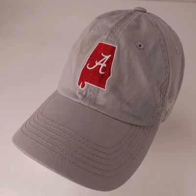 Alabama Crimson Tide Hat Top of the World Men's Adjustable Gray Red Embroidered - Image 1 of 4