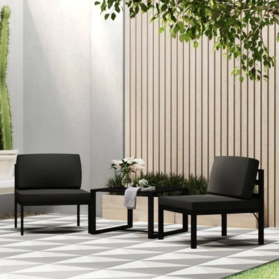 Garden Sofa Set Anthracite Aluminum Medium Modular - Image 1 of 4