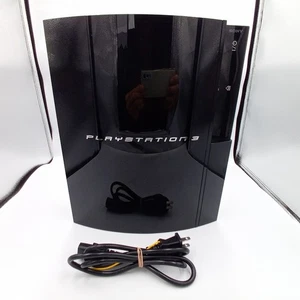 Sony PlayStation 3 PS3 Fat Console Only CECHB00 & Power Cable Japanese For Parts - Picture 1 of 10