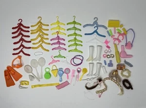 1960-80's Barbie Clone Doll Accessories 80+ Items - Hangers Skipper Hair Boots - Picture 1 of 4