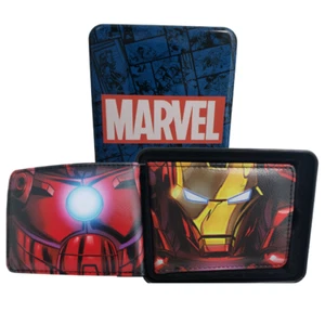 Marvel, Buckle-Down: Bifold Wallet Iron Man with Tin, New - Picture 1 of 9