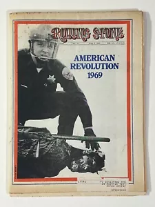 Inserto Revolution 1969 Rolling Stone Magazine #30 Jim Morrison, Creedence, Byrds - Foto 1 di 13
