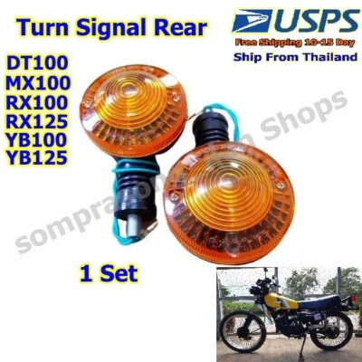 Indicador de señal de giro trasero Yamaha DT100 MX100 RX100 RX125 YB100 YB125 Foto 1 de 4