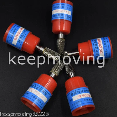 5x Cylindrical Cut Tungsten Carbide Burr Bur Cutting Tool Die Grinder Bit 1/4" - Image 1 of 4