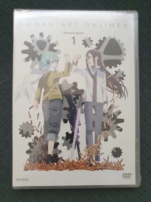 Sword Art Online II: Phantom Bullet 1 ANIPLEX DVD Episodes 1-7 *OOP*NEW* Foto 1 de 2