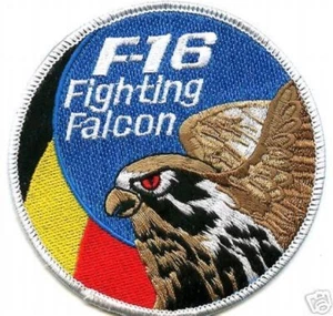 F-16 WIRL KOLLEKTIONEN: BELGISCHE LUFTWAFFE BAF F-16 WIRL F16 BESTICKTER AUFNÄHER - Bild 1 von 1