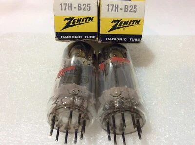 17H-B25 Two (2) Zenith Tubes NOS, NIB Same Codes 17H B25 / 17HB25 Japanese-made - Image 1 of 3