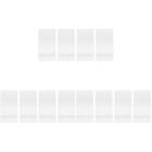  12 Pcs Acrylic Writing Board Office Shop Message Clear Memo Tablet