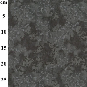 Craft Cotton Fabric Mystic Vine Pewter Grey Floral Blender Fabric Material Metre - Picture 1 of 5