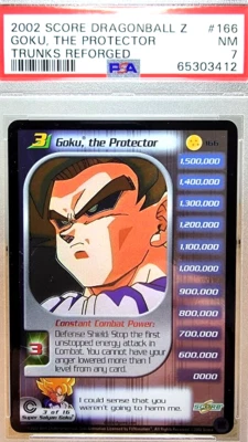 NM PSA LIMITED & FOIL Goku, the Protector 166 Dragon Ball Z DBZ Card Personality - Image 1 of 4