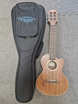 Lanikai ACST-6CET Electro-acoustic Tenor Ukulele uke & gigbag New. Free shipping - Image 1 of 4