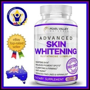 SKIN WHITENING GLUTATHIONE 2028mg Serve Brightening Lightening Anti Aging Pills - Picture 1 of 7