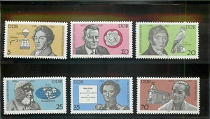 DDR MNH ** 2492-7 SC 2088-93 labor leaders - Picture 1 of 1