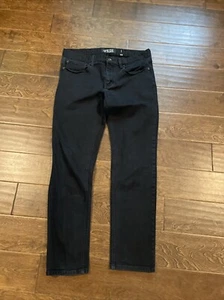 Jeans RUDE UOMO nero slim dritto 34X32 cuciture interne misure 31” CG10 - Foto 1 di 19