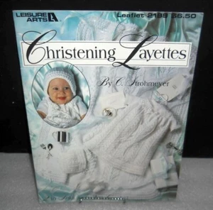 Leisure Arts Christening Layettes by C Strohmeyer - Picture 1 of 2