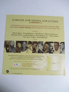 Luther Vandross Forever For Always For Luther Compilation Poster Flat 12 X12 NEW - Picture 1 of 2