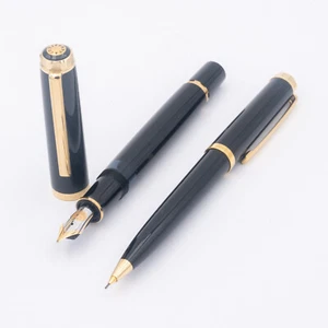 Pelikan Atlas Tiffany & Co Set Füller M818 18K B Dreh-Bleistift D818 Schwarz 800 - Picture 1 of 5