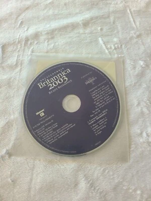 Encyclopedia Britannica 2003 Ready Reference PC CD-ROM Windows 2000 XP - Image 1 of 2