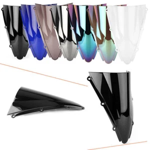 Front Windshield Windscreen Windproof Fit Yamaha YZF R1 2000-2001 Motorcycle ABS - Foto 1 di 11