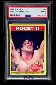 1979 Rocky II Now... Number One! #93 Balboa RC - PSA 9 MINT (POP 6, None Higher) - Picture 1 of 1