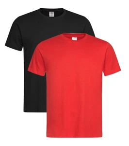 Stedman Prime Plain Cotone Heavyweight Maglietta A Maniche Corte T-Shirt Tshirt - Bild 1 von 6