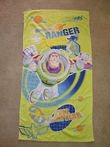 Green Buzz Lightyear Pixar Toy Story Beach Towel - Picture 1 of 2