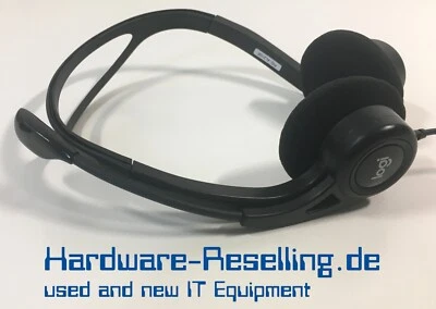 Logitech 960 USB Stereo Cuffie Computer Cuffia Con Integrato Microfono Nuovo - Immagine 1 di 4