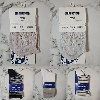 Surtido 1 Par Para Mujer Birkenstock Calcetines de Algodón Bling Ajour/Tabora/Ibiza Foto 1 de 4