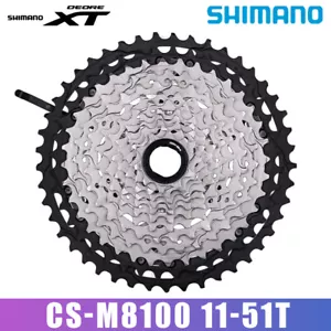 Shimano Deore XT CS-M8100 12 Speed Bike Micro Spline Cassette 10-45T 10-51T MTB - Bild 1 von 8