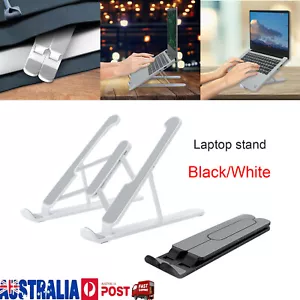 Laptop Stand Notebook Foldable Adjustable Table Portable Lazy Computer Desk - Picture 1 of 8
