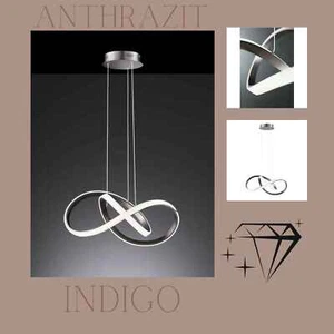 Pendelleuchte Indigo Wofi by Global Technics LED Anthrazit 44 Watt dimmbar - Bild 1 von 4