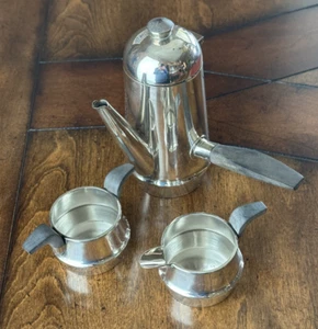 William Spratling VOLTEO Sterling Silver 3 Piece Coffee Sugar Creamer Set - Picture 1 of 13