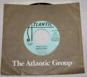 JEAN-LUC PONTY - Demagomania (1980 7" 45/NM Vinyl) Rare Long/Short Version Promo - Picture 1 of 2