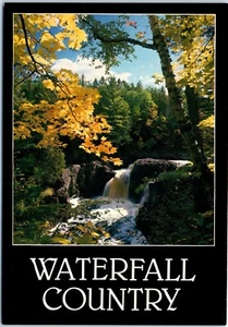 Bad River, Waterfall Country, Copper Falls State Park, Wisconsin Postcard - Picture 1 of 2