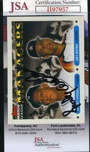 Sparky Anderson JSA Coa Autograph 1993 Topps Hand Signed - Picture 1 of 2
