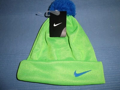 Nike Niños Puños POM Invierno Deporte Snowboard Esquí Gorro Sombrero Nuevo con Etiquetas Foto 1 de 3