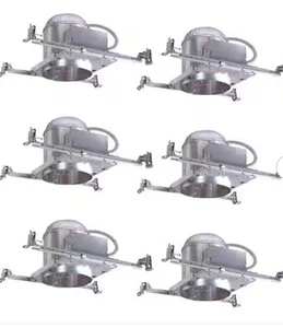 HALO H7 6 in. IC Rated Aluminum Recessed Housing for Ceiling (6-Pack) - Picture 1 of 3