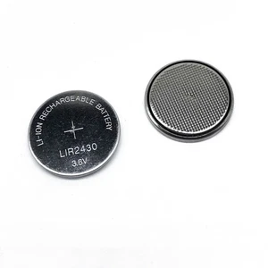 3pcs Button Coin 3.6V Li-ion Rechargeable Battery LIR2430 LIR2450 LIR2477 CR24xx - Picture 1 of 29
