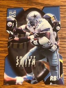 1997 Pro Line DC Emmitt Smith #2 Dallas Cowboys Salón de la fama troquelado - Imagen 1 de 2