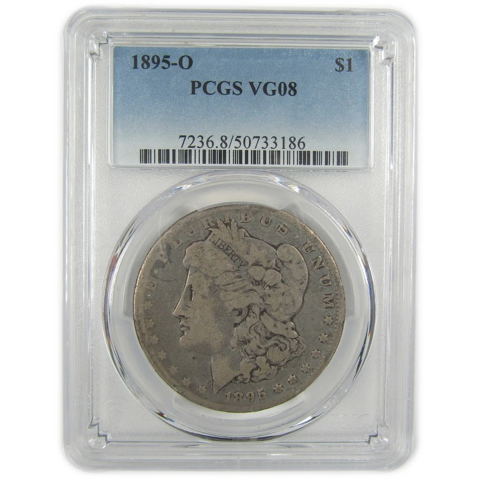 1895 O Morgan Dollar VG 8 PCGS Silver $1 Coin SKU:I19602 - Image 1 of 4