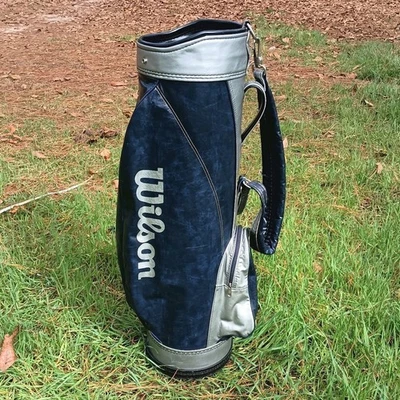 Bolsa de golf Wilson Marlboro roja y blanca vintage rara de los años 90 cremalleras funcionan sin agujeros Foto 1 de 4