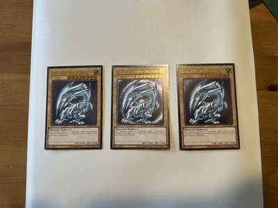 3 Blue Eyes White Dragon OP28-EN001 Ultimate OTS Tournament Pack 28 (Ships Today - Image 1 of 4