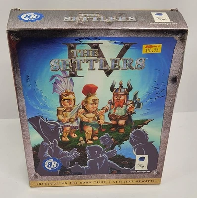 The Settlers IV PC Game 2000 Big Box Version Blue Byte (No Game Included) - Image 1 of 4